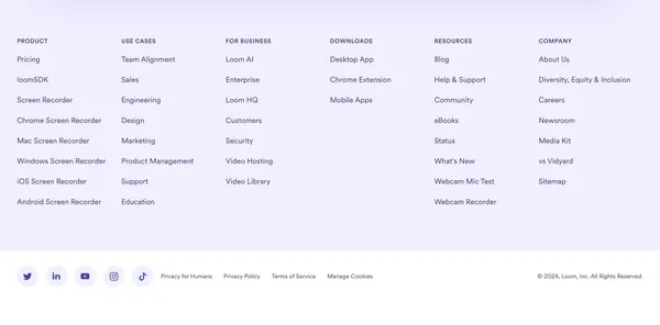 Free screen recorder for Mac and PC | Loom - Landing design inspiration