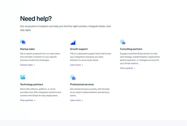 Payment Processing Tools & Resources for Startups - Landing design inspiration