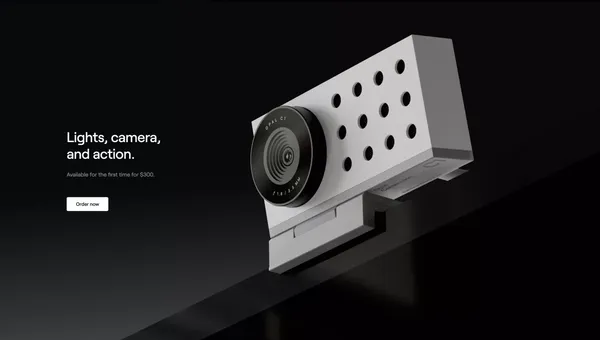 Opal C1 — The first professional camera - Landing design inspiration