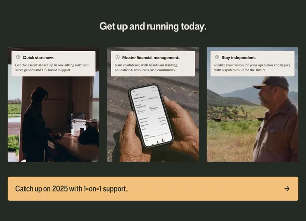 Ambrook - Accounting software made for America's family-run businesses - Landing design inspiration