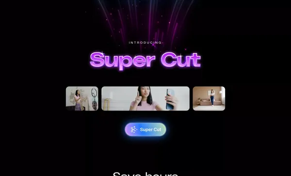Ozone - Create Videos Faster with AI. - Landing design inspiration