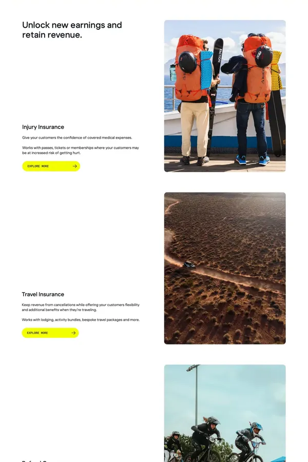Spot Insurance | Designed for life in motion. - Landing design inspiration