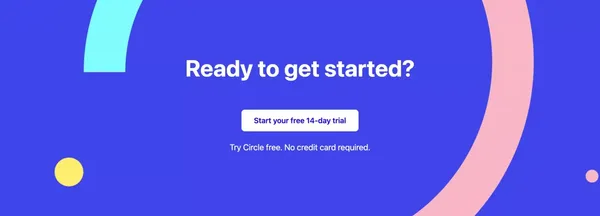 Circle: The all-in-one community platform for creators and brands - Landing design inspiration