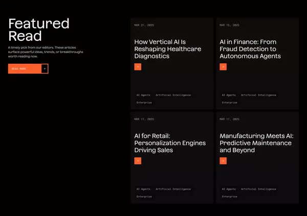 TensorStax — Autonomous AI for Data Engineering - Landing design inspiration