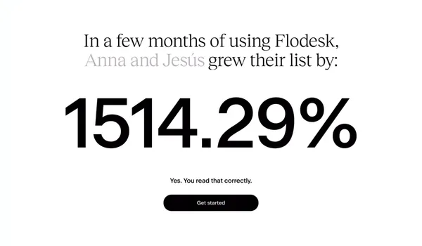 Flodesk | Design emails people love to open. Sell online. - Landing design inspiration