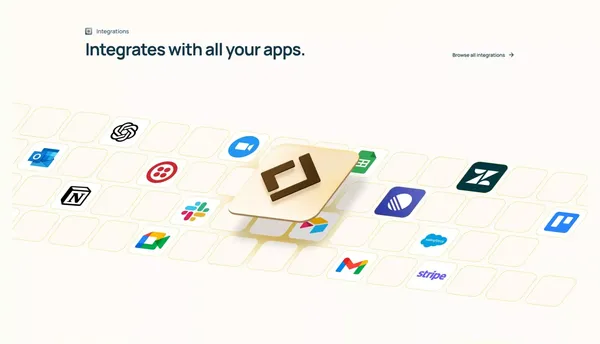 Lindy.ai — Meet Your AI Assistant - Landing design inspiration