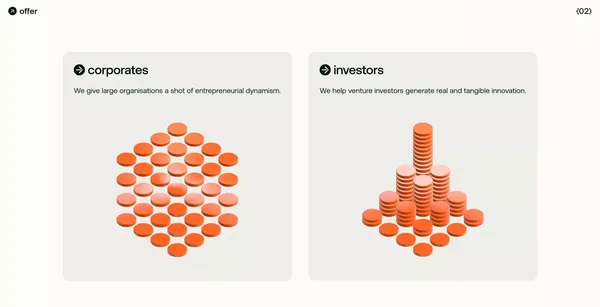 (dot)connect - Landing design inspiration