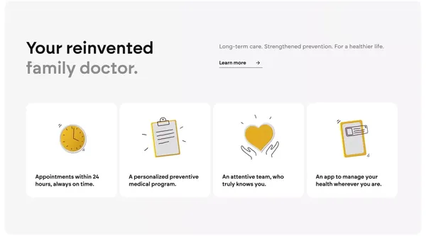 Primary - Your modern medical practice. - Landing design inspiration