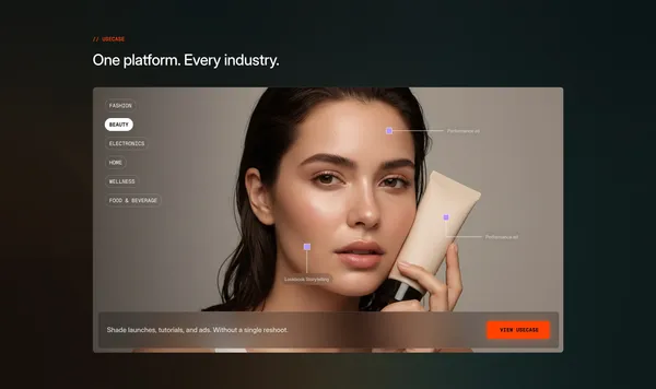 ChatLabs — AI Product Photography & Brand Creative Studio - Landing design inspiration