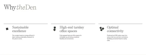 The Den - Landing design inspiration
