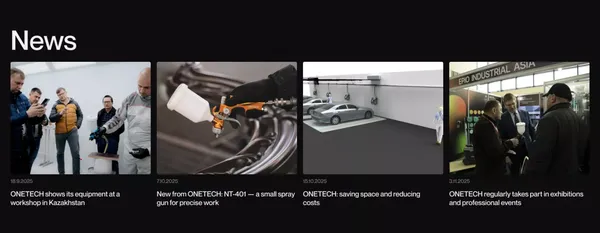 OneTech - Landing design inspiration