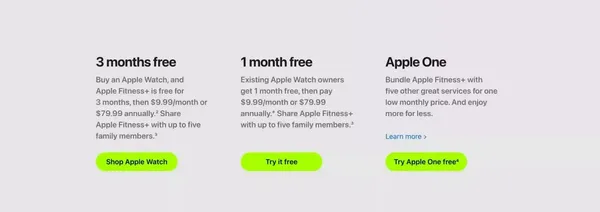 Apple Fitness+ - Apple - Landing design inspiration
