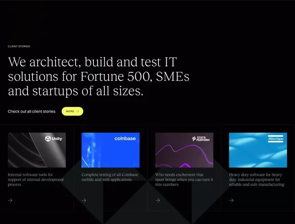 Itekako - Software Development - Portfolio design inspiration