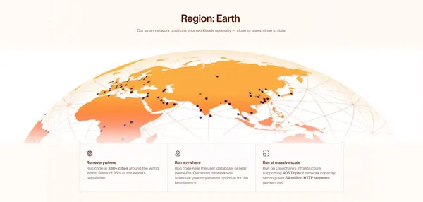 Cloudflare Workers AI - Edge AI Inference Platform - Landing design inspiration