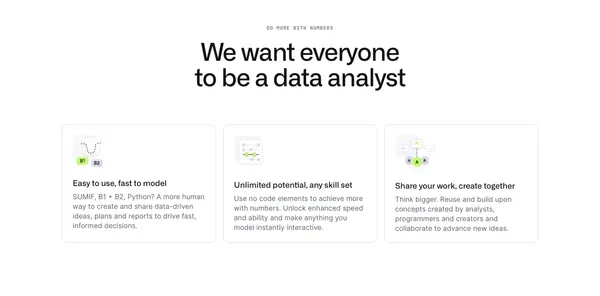 Decipad — Make sense of numbers - Landing design inspiration