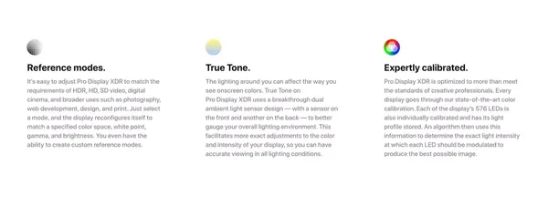 Pro Display XDR - Apple - Landing design inspiration