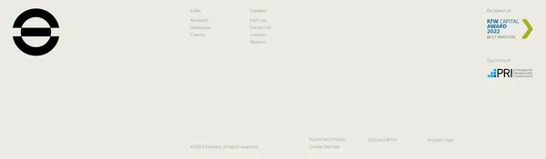 Extantia | Industries Re-Imagined. - Landing design inspiration