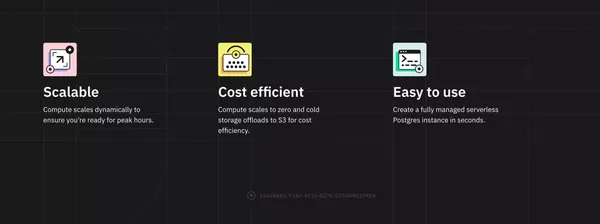 Neon — Serverless, Fault-Tolerant, Branchable Postgresql - Landing design inspiration