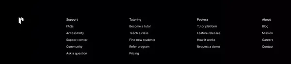 Popless | The all-in-one tutor platform for private tutors and group classes - Landing design inspiration
