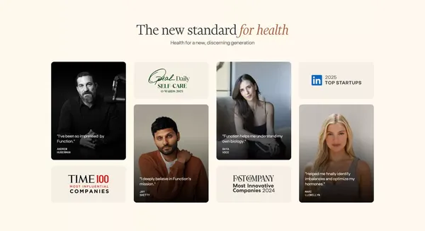 Function | 100 Healthy Years - Landing design inspiration