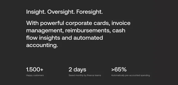 Moss: The all-in-one spend management platform - Landing design inspiration