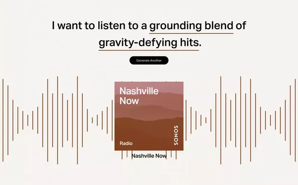 Sonos Radio | Original music stations and shows for all of life's moments - Landing design inspiration