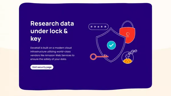 Customer knowledge platform - Dovetail - Landing design inspiration