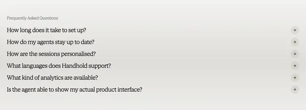 AI agents for tailored client demos & user activation - Landing design inspiration