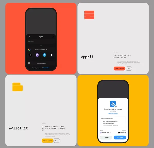 Reown | The onchain UX platform — Reown - Landing design inspiration
