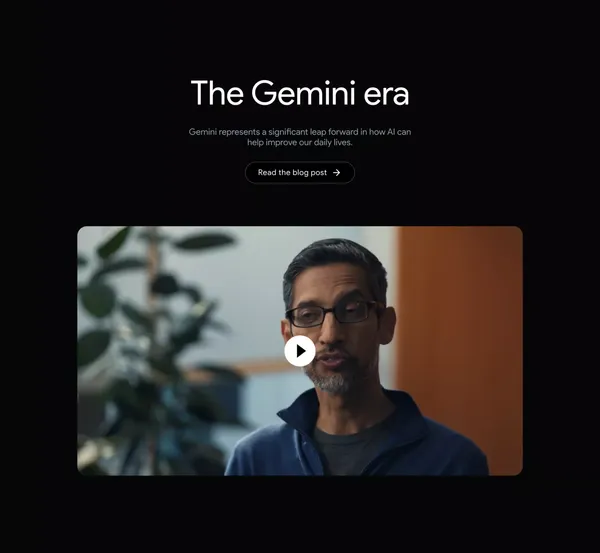 Gemini - Google DeepMind - Landing design inspiration