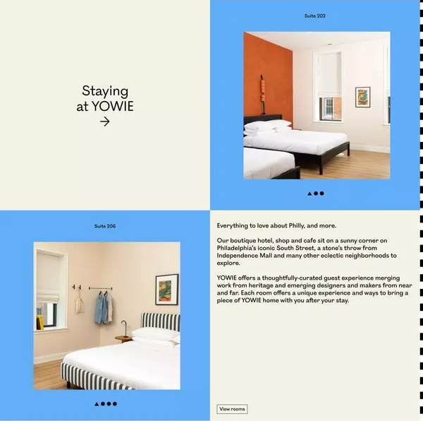 Yowie - Landing design inspiration
