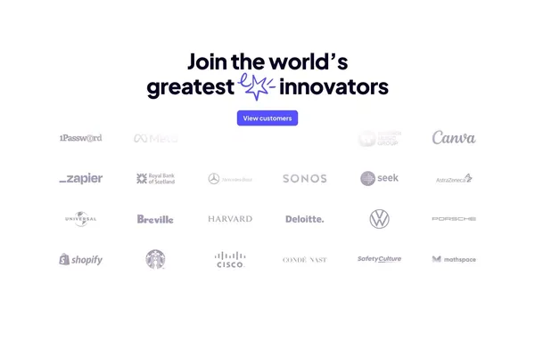 Customer Insights Hub — Dovetail - Landing design inspiration