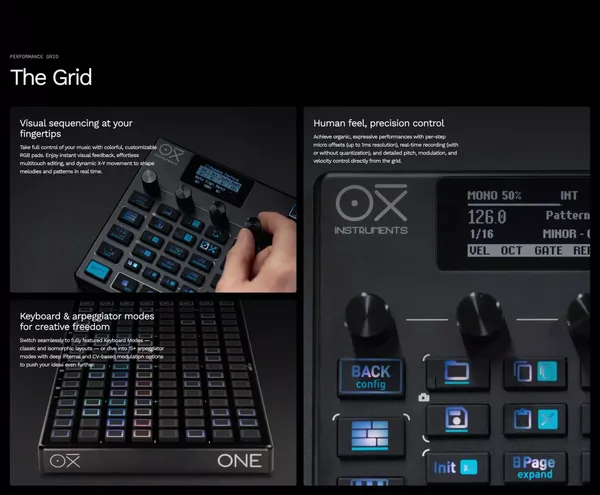 OXI ONE MKII — Creativity at the Speed of Inspiration - Landing design inspiration