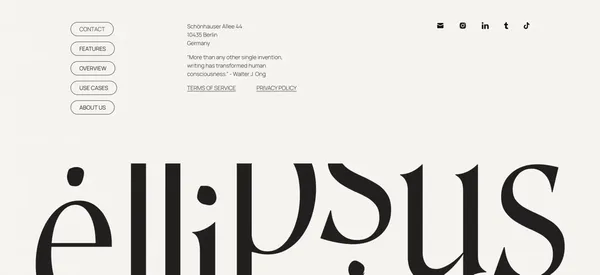Ellipsus - Write better together - Landing design inspiration
