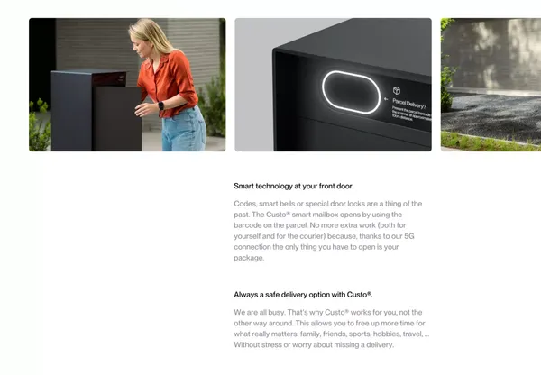 Custo: Bringing the world to your doorstep. - Landing design inspiration