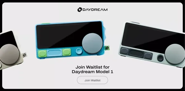 DAYDREAM - Landing design inspiration