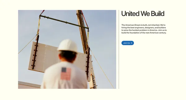 The American Housing Corporation - Landing design inspiration