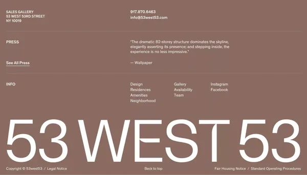53 West 53 | Iconic Manhattan Condominiums With a View - Portfolio design inspiration