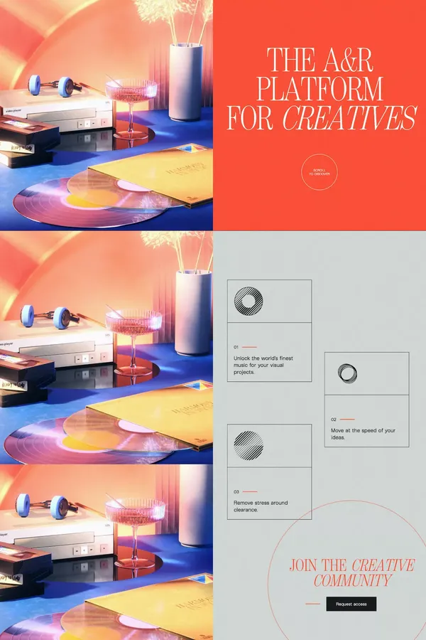 Chordal - Harmony in Sync - Landing design inspiration