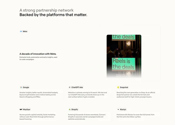 Marketer.com - The Growth Platform for Modern Ecommerce - Marketer - Landing design inspiration
