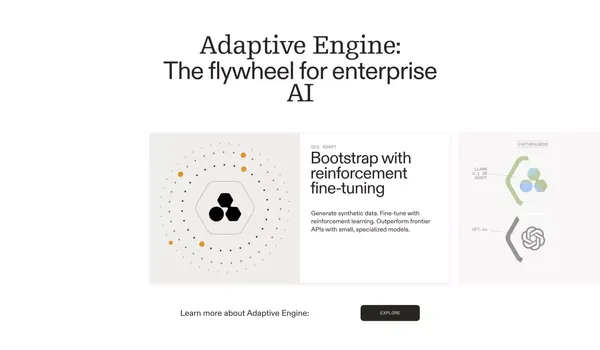 Adaptive ML - Landing design inspiration