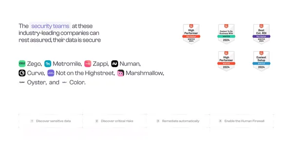 Metomic | Data Security Software for SaaS, GenAI and Cloud - Landing design inspiration