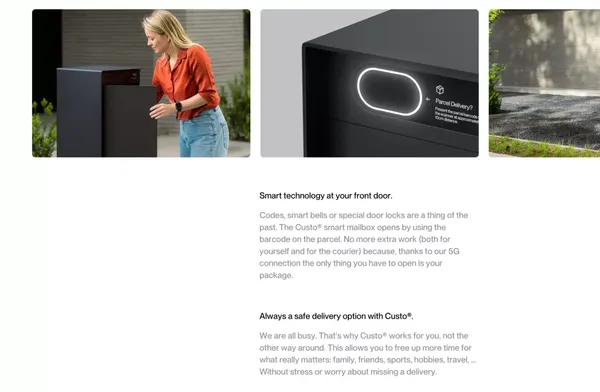 Custo: Bringing the world to your doorstep. - Landing design inspiration