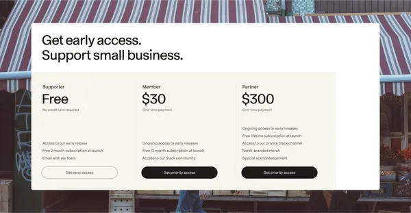 North - Email, for life - Landing design inspiration