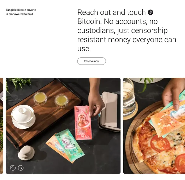Offline Cash - Landing design inspiration