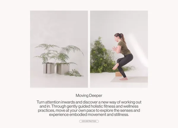 Wellness, Fitness, Movement, Mindfulness Platform| Rise - Landing design inspiration