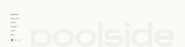 Poolside: Frontier research to operational intelligence - Landing design inspiration