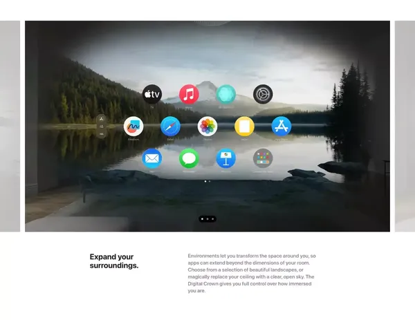 Apple Vision Pro - Apple - Landing design inspiration