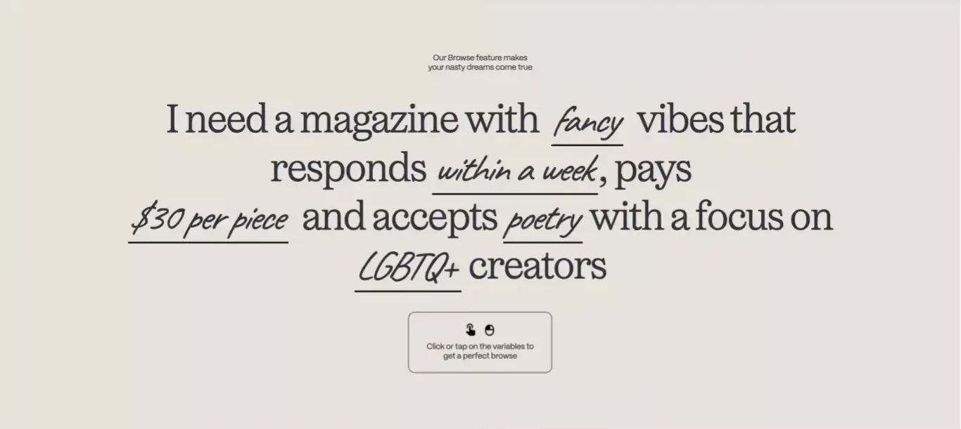 Value proposition