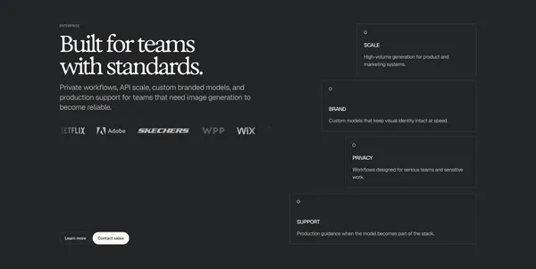 Ideogram 4.0 — The open model for visual intelligence - Landing design inspiration